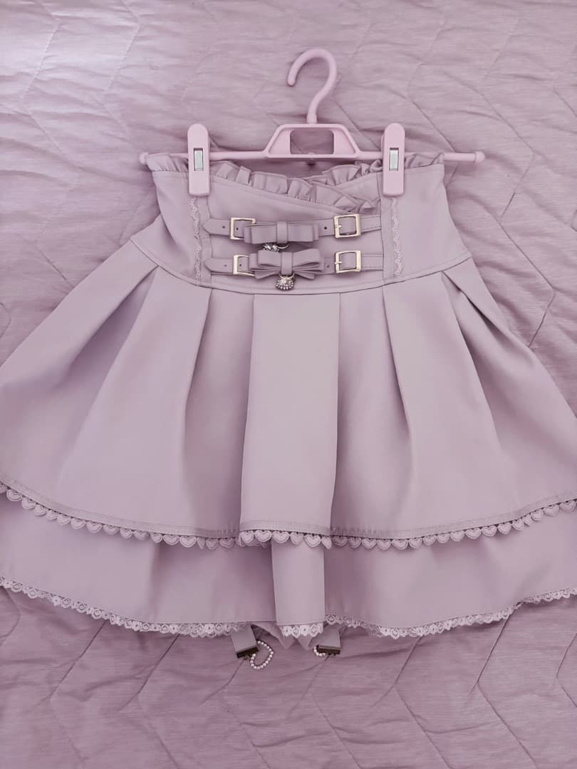 LIZLISA リズリサ 2連ベルトスカートピンク お値下げ○ リズリサ コピー品 2連リボンベルトスカパン ピンク - メルカリ