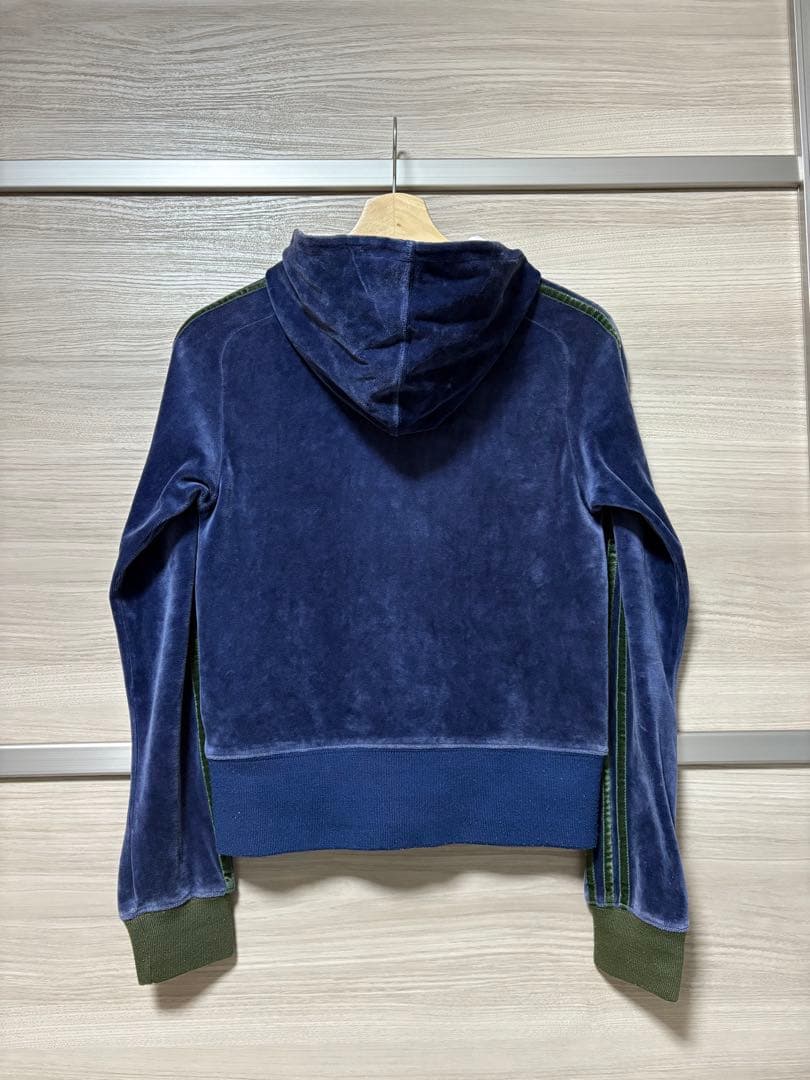 90s~00s adidas velour track jacket ネイビー - メルカリ