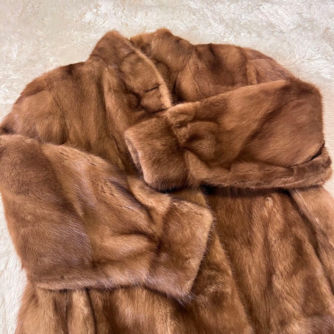 Belle Vison SAGA MINK ファーコート ミンク 毛皮 ブラウン 楽天市場】古着 SAGA MINK サガミンク 長袖 ミンクファー 毛皮コート