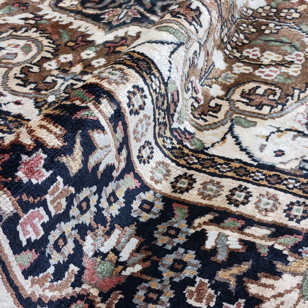 Y3062 インド製 絨毯 ポリエステル 206×150㎝