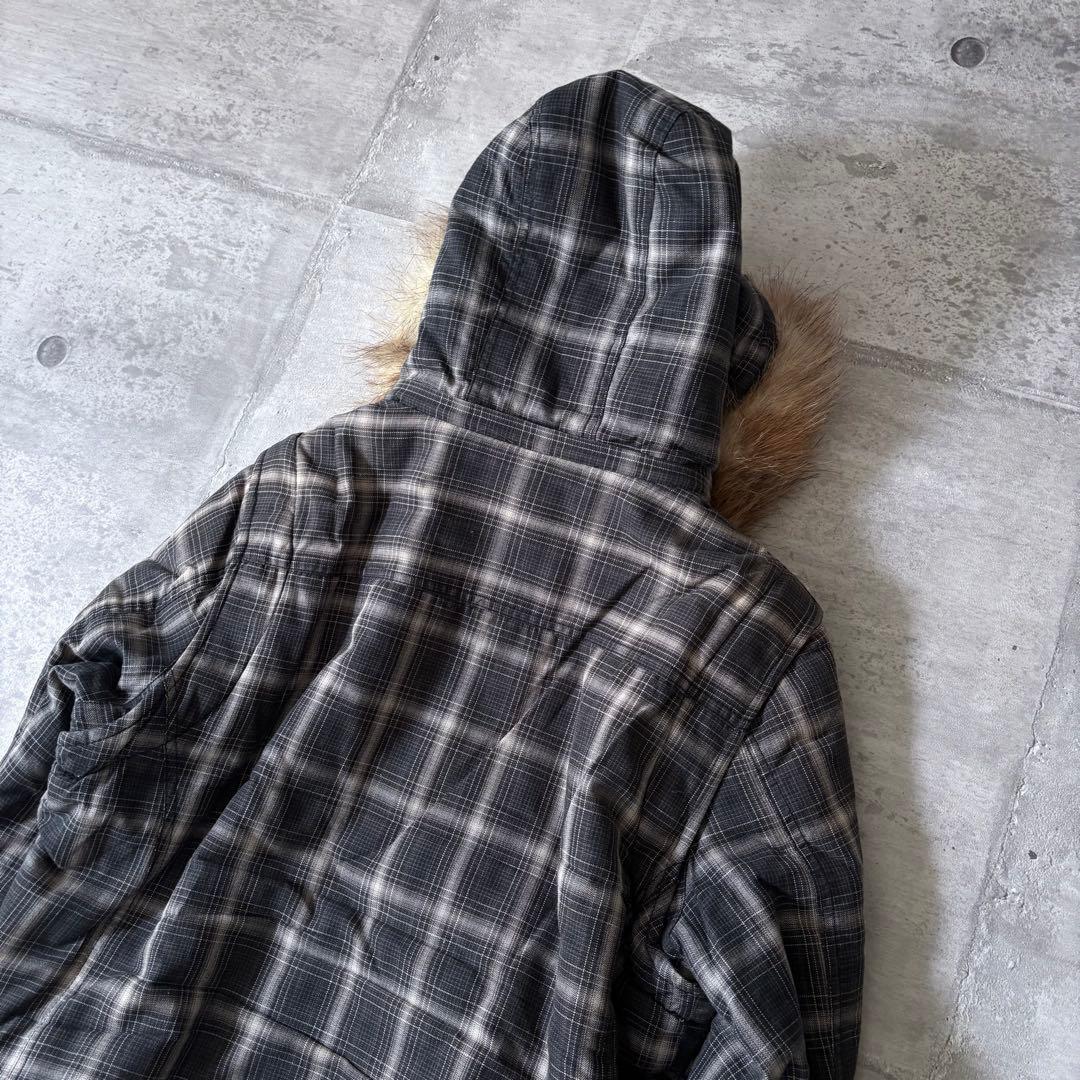 00s archive ombre check far blouson y2k