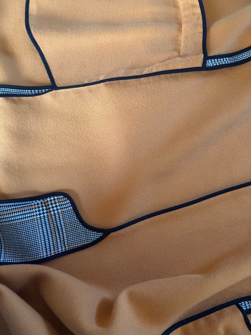 MSGM チェックフリルデザインチェスターコート 38 - メルカリ