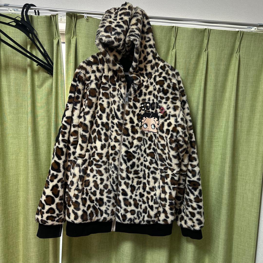Betty Boopヒョウ柄 ジャケット XL - メルカリ