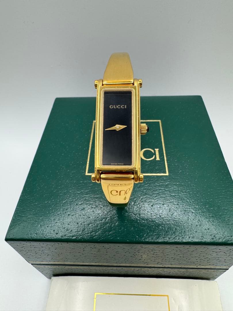 ブルドーザー様 電池交換済み【新同】GUCCIレディースゴールド