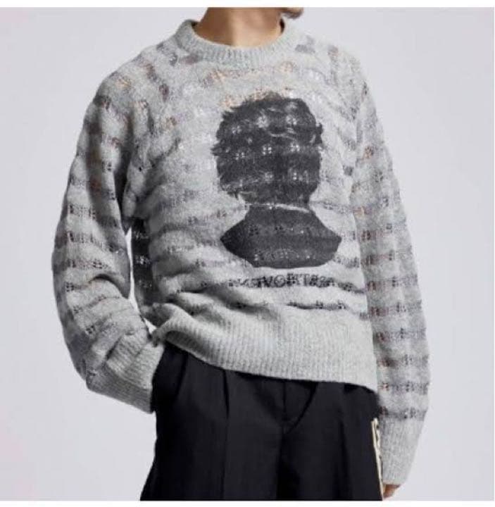 MASU REVERSE BEETHOVEN SWEATER(GRAY) MASU 22aw BEETHOVEN SWEATER