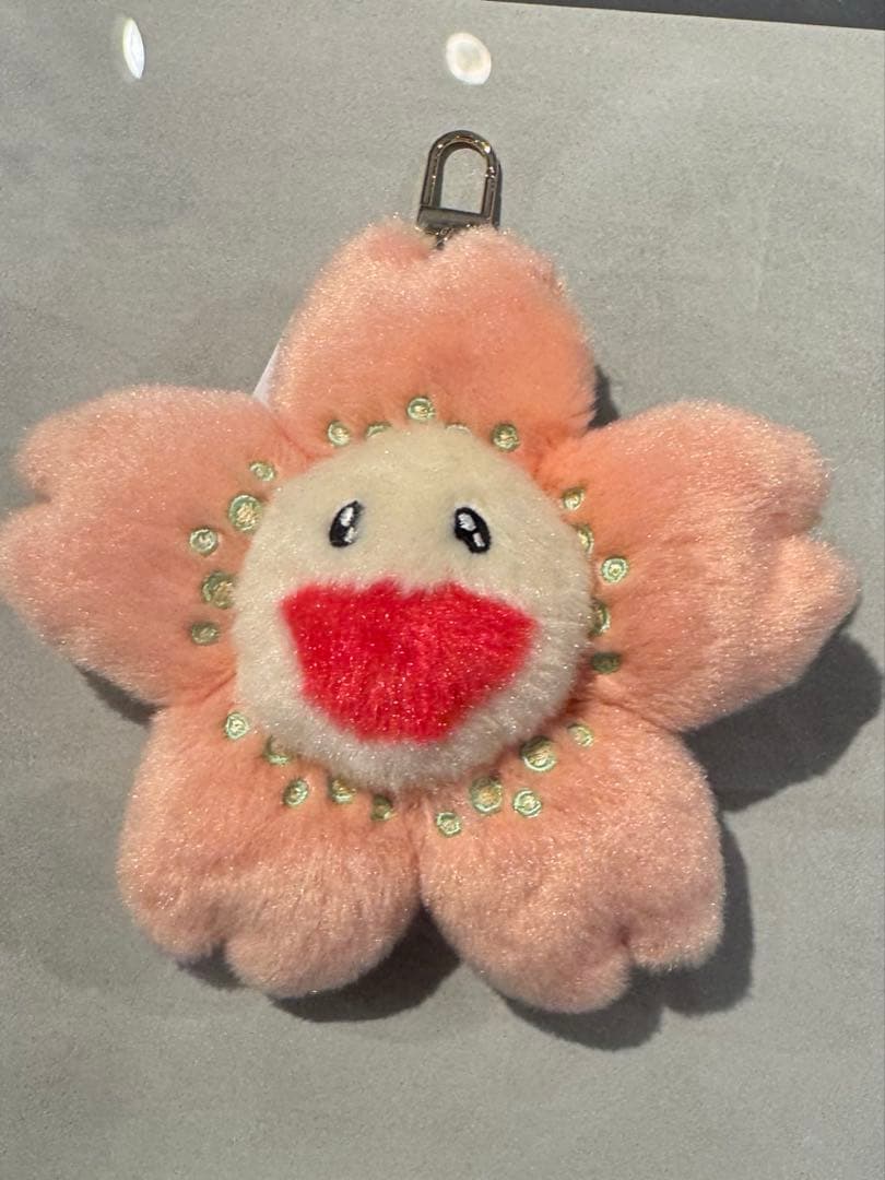 新作☆ 村上隆 桜 ぬいぐるみ フラワー キーリング カイカイキキ