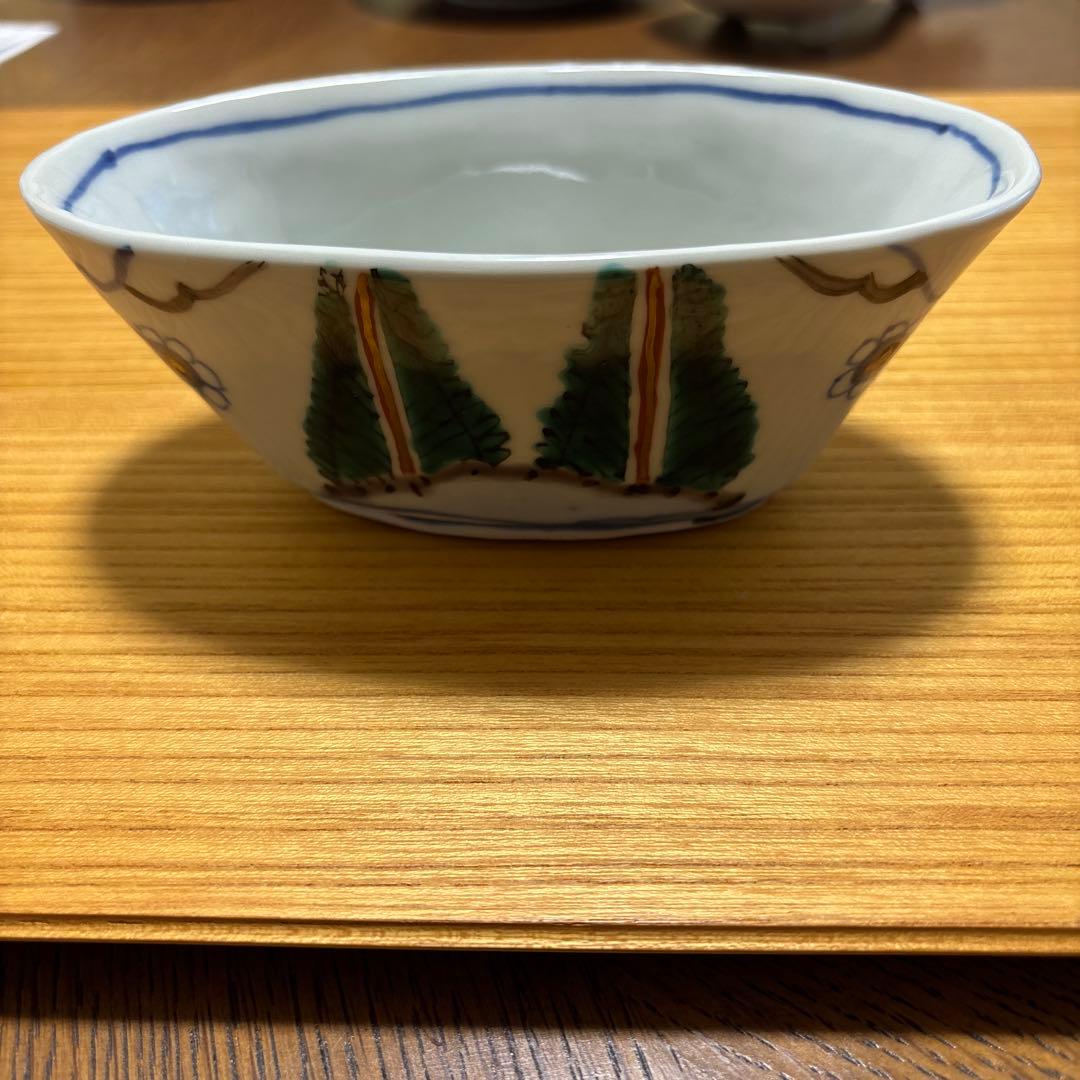 正木春蔵　色絵林間文楕円小鉢　2点セット 正木春蔵 色絵染附 鳥魚文楕円筒 ｜ 暮らしのうつわ花田 和食器 通販