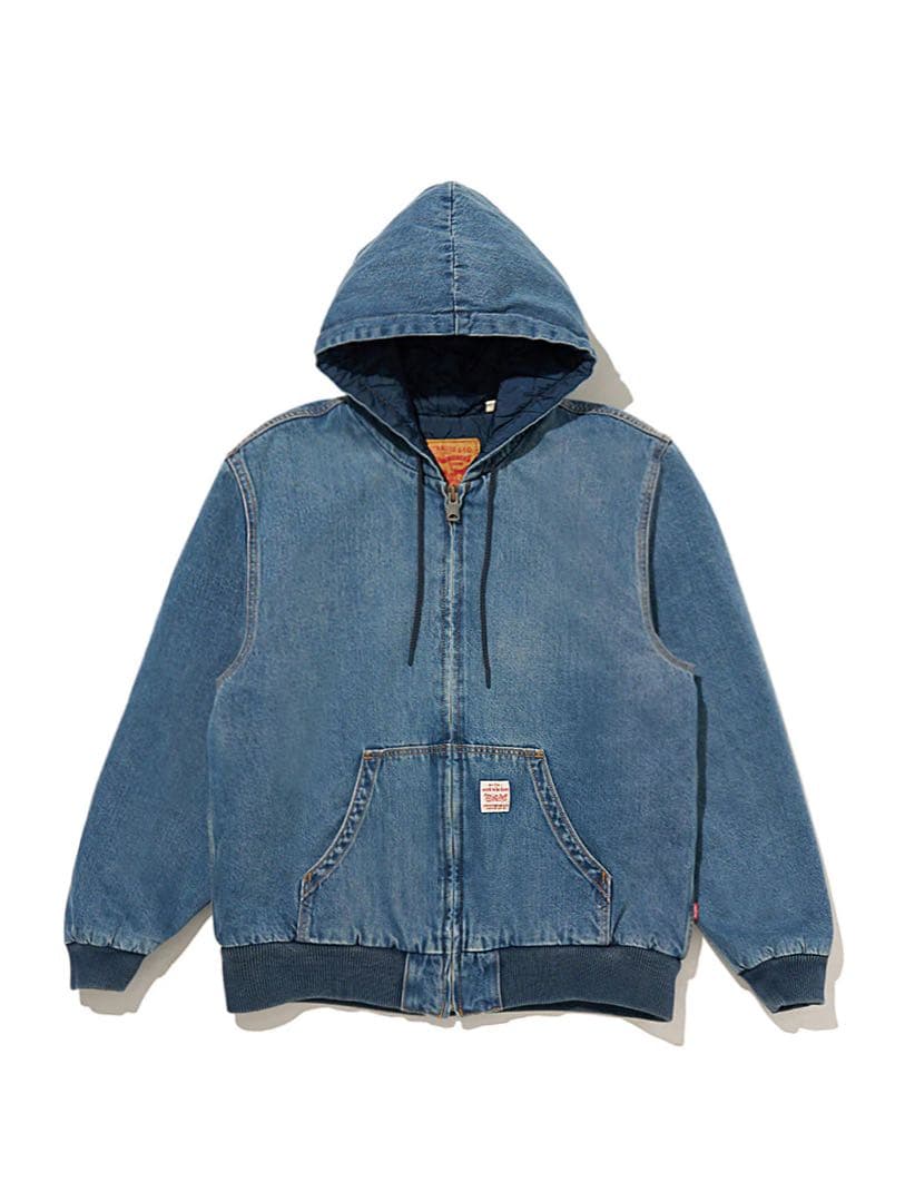 リーバイス デニム フーディー ミディアムインディゴ Levi's（リーバイス） パーカー WORKWEAR POTRERO デニム フーディー