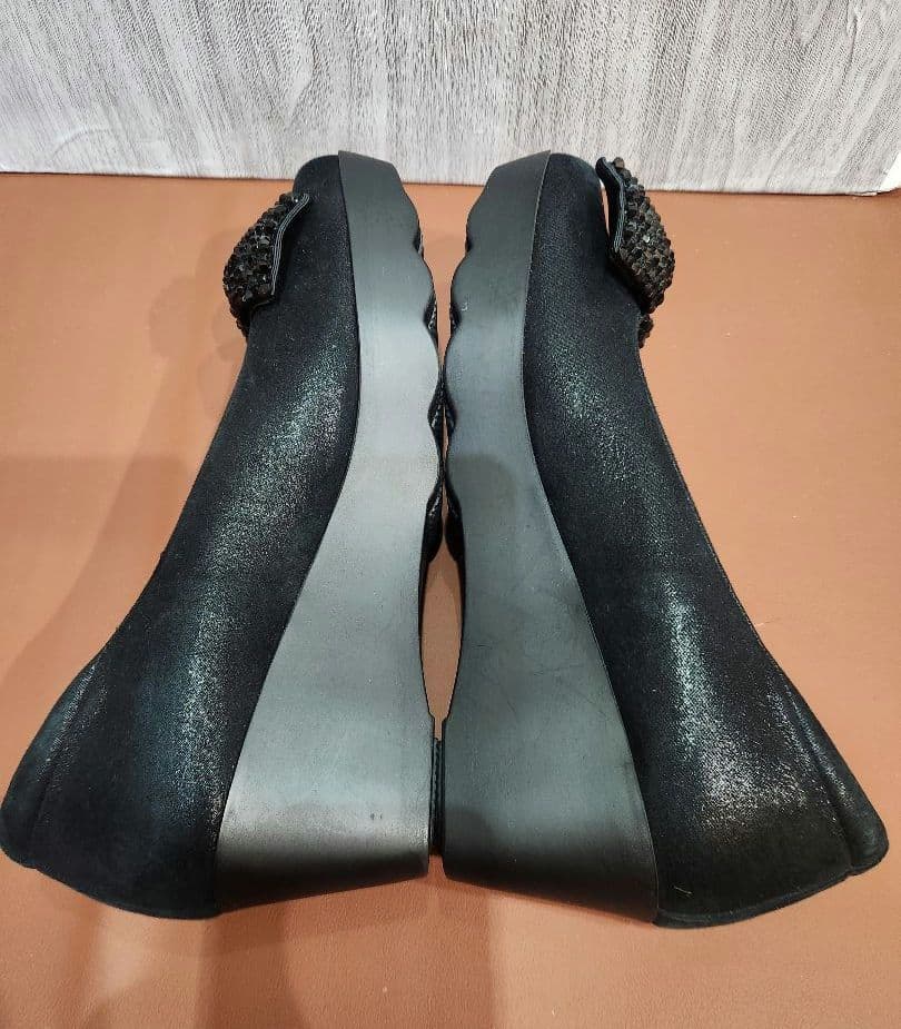 HILLS AVENUE【美品】ヒルズアベニュー　22.5cm ウェッジヒール