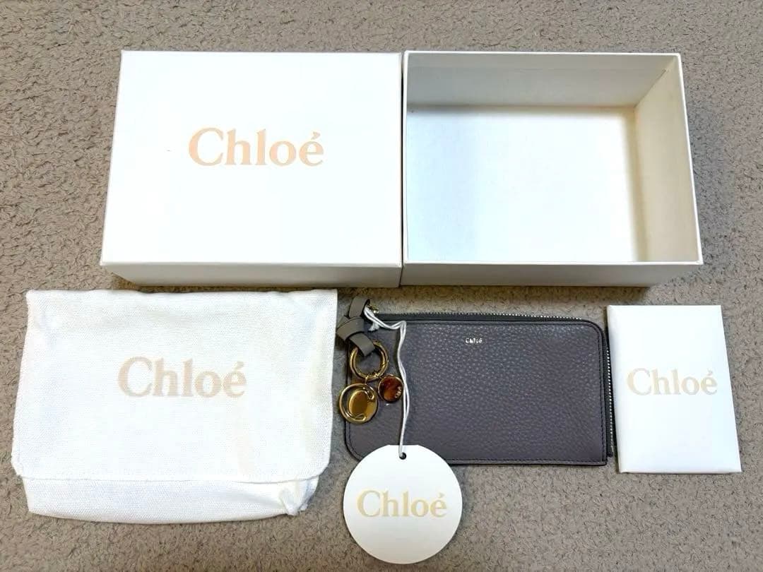 新品未使用】クロエ Chloe キーリング付きコインケース フラグメント