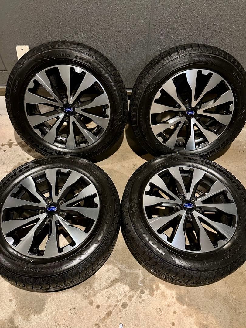 最終値下げ】アウトバックBS9純正ホイール＆スタッドレス4本セット