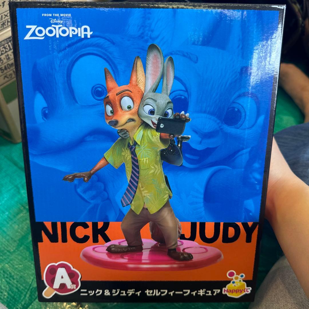 ズートピア ニック＆ジュディ ハッピーくじ zootopia A賞 フィギュア