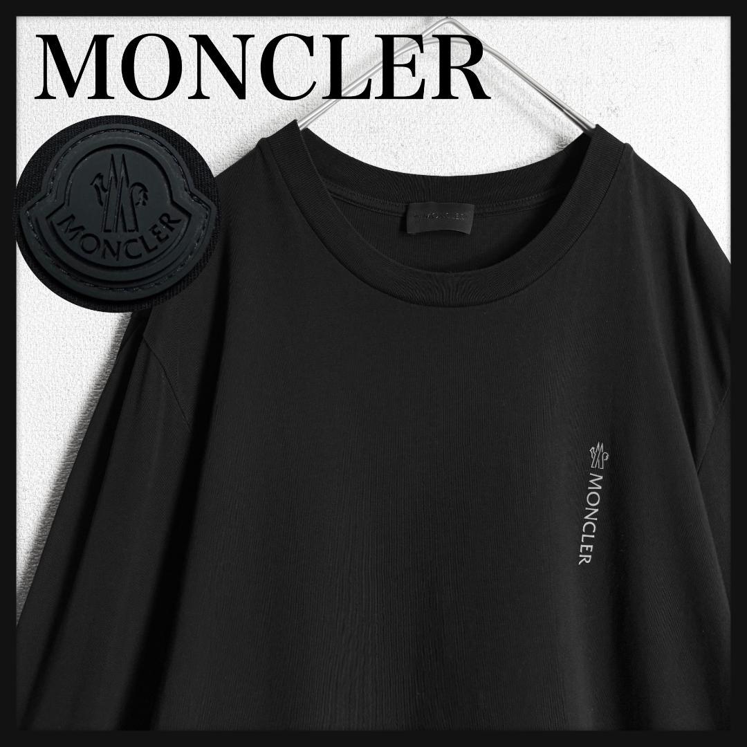 美品☆高級モデル☆ラバーロゴ☆アームデザイン】モンクレール ロンT