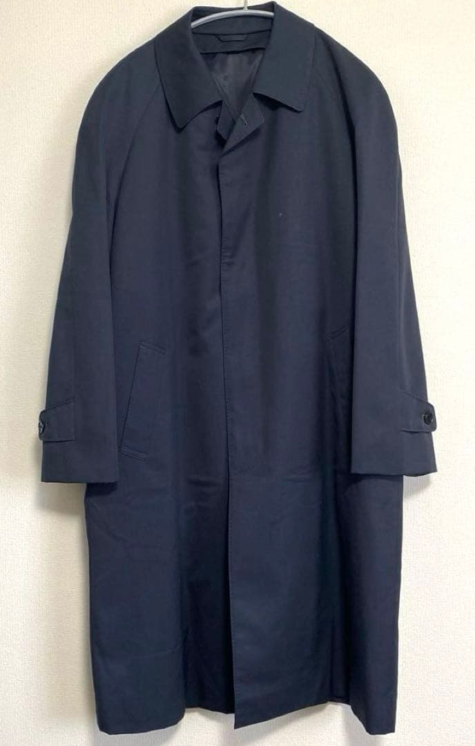 Hide様 ステンカラーコート ネイビー XLサイズ - メルカリ