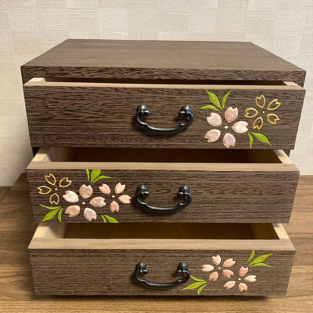 三ツ引き出し 株式会社箱長 桐 三ツ引き出し 株式会社箱長 桐