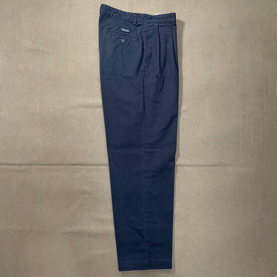 90s ラルフローレン アンドリューパンツ ポロチノ タック ビンテージ