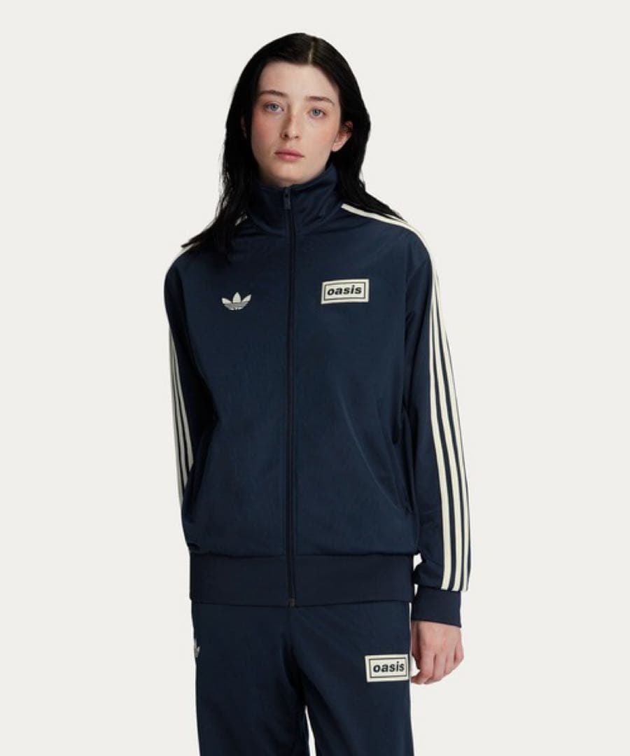 adidas×Oasis トラックジャケット ネイビー 2XL - メルカリ