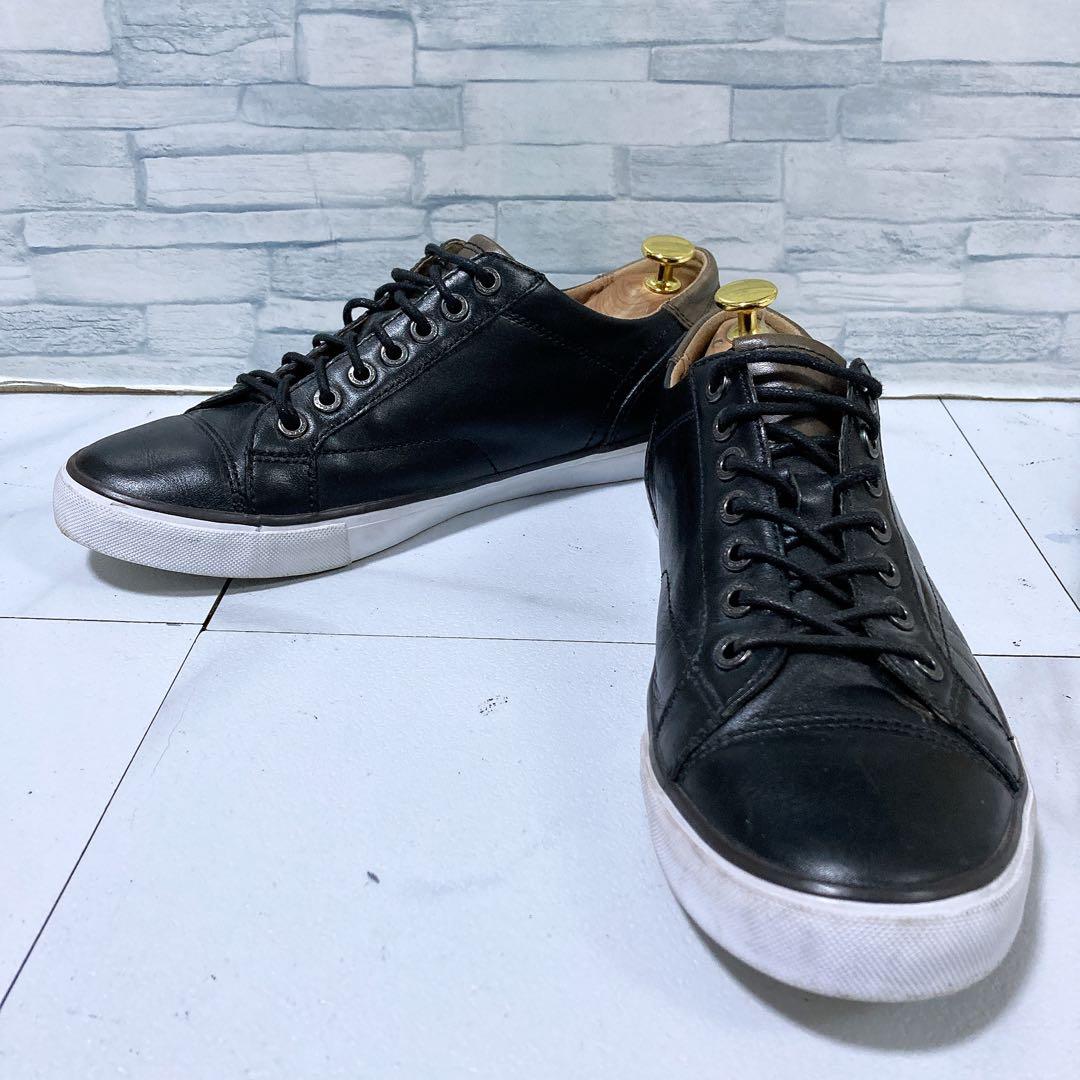 COACH コーチ レザースニーカー 本革 ブラック 黒 26 EU42 - メルカリ