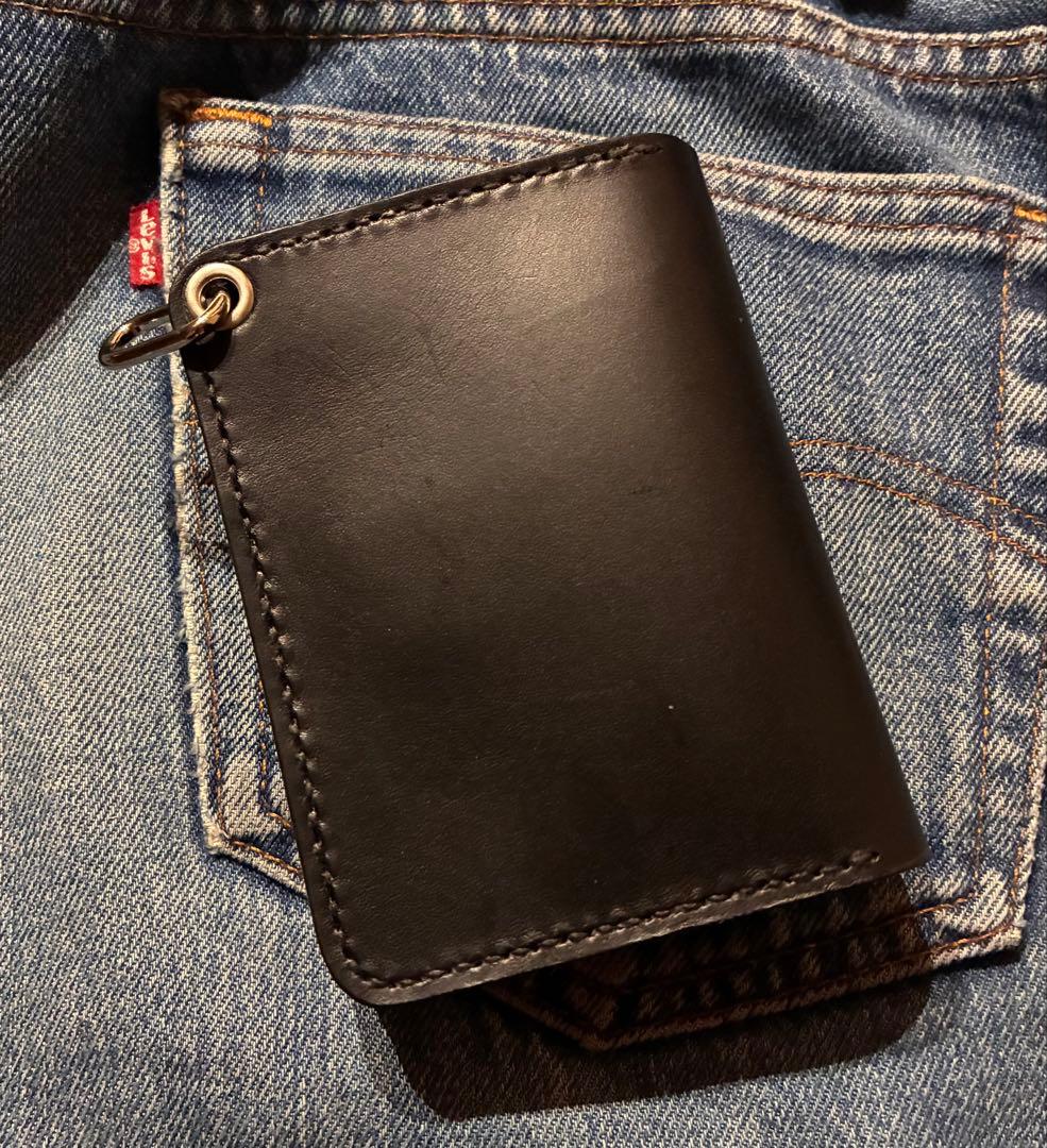 トラッカーウォレット ショートサイズ シルバー925アポロコンチョ