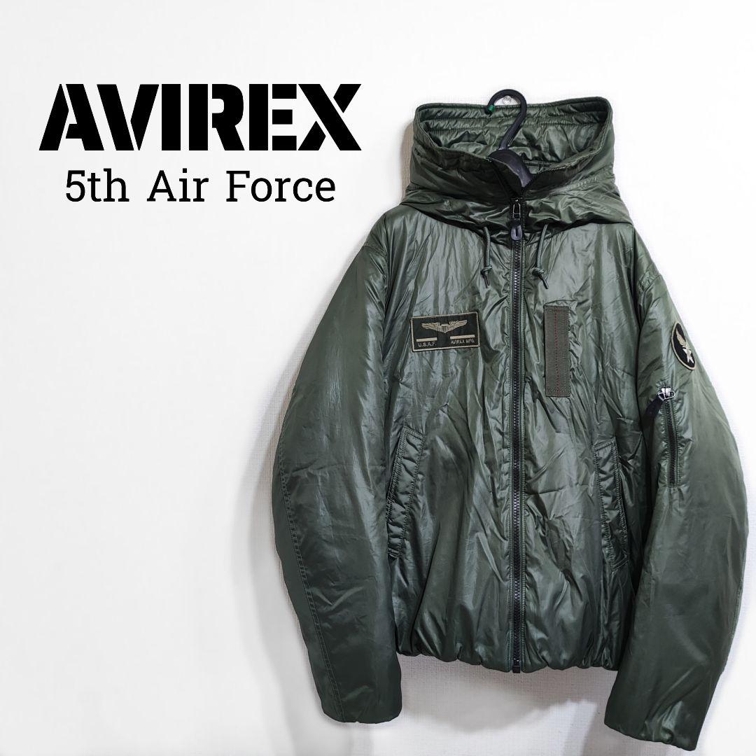 AVIREX 5th AIR FORCE 5周年記念 中綿 アーチロゴジャケット - メルカリ