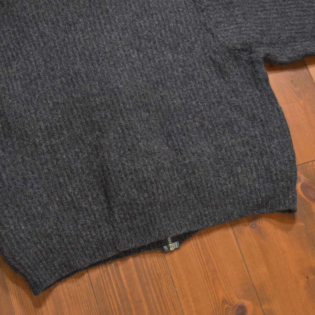 L.L.Bean USA製 アルパカ混ウール フルジップ ドライバーズニット