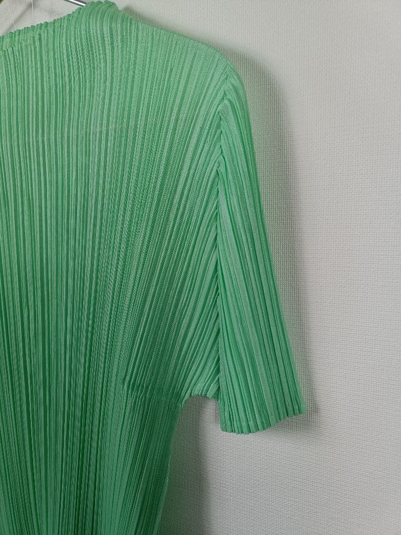 PLEATSPLEASE カットソー【サイズ3 L相当】【ミントグリーン】 2026年