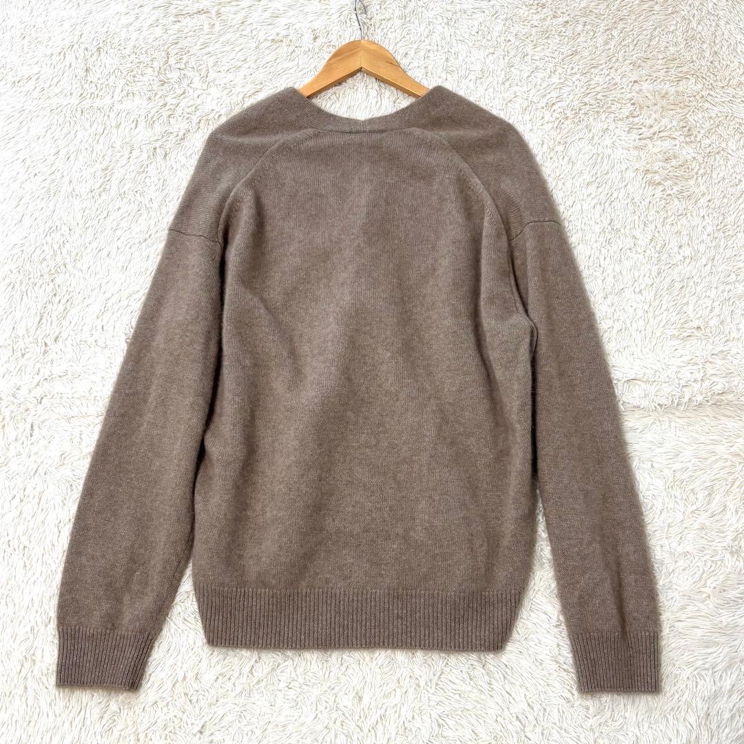 AURALEE オーラリー カシミヤ カーディガン ナチュラルブラウン 4