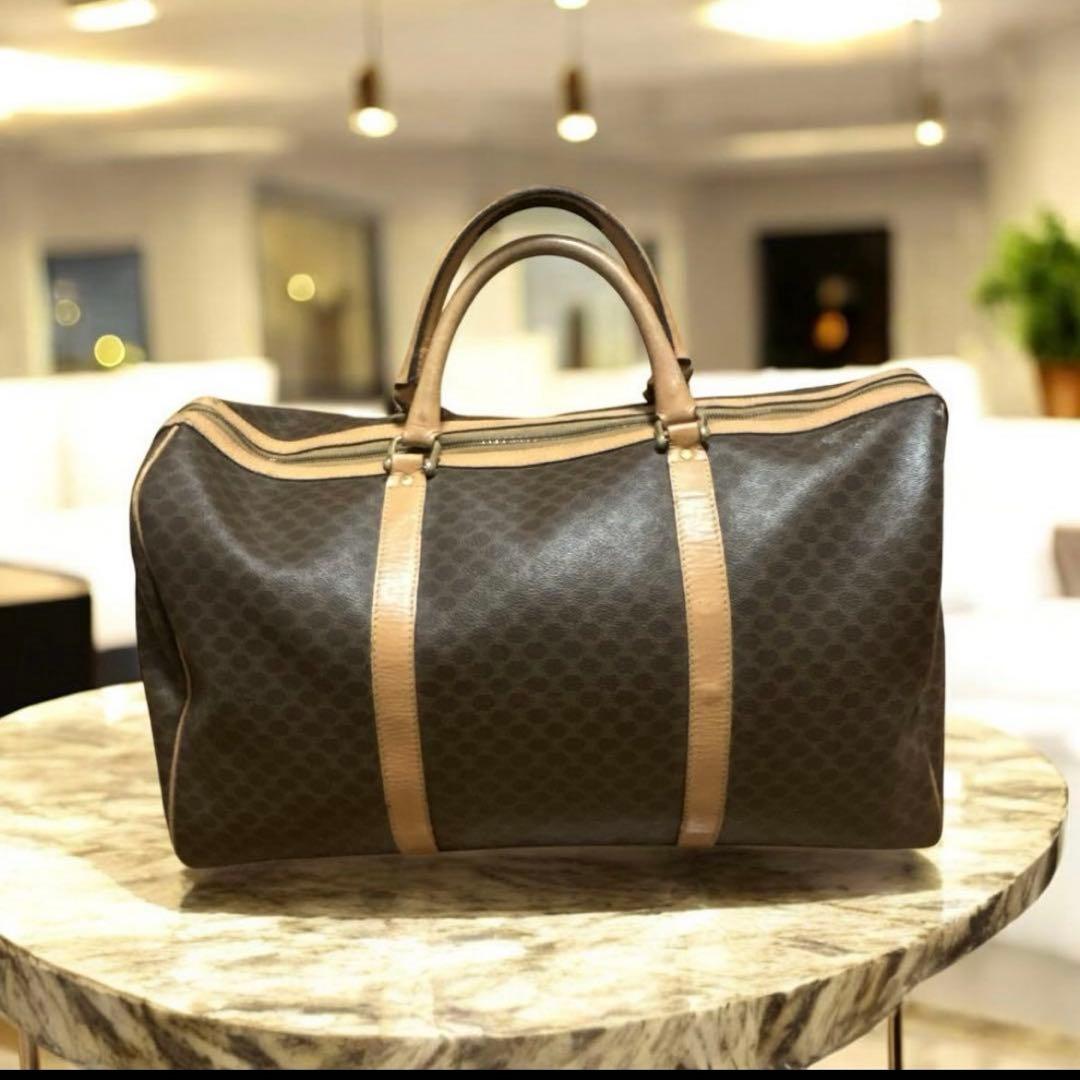 南京錠つき☆オールド セリーヌヴィンテ ージ大型 ブラゾンマカダム