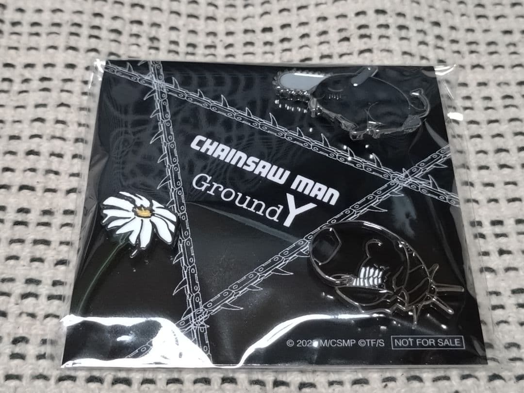 ground y チェンソーマン コラボ ノベルティ ピンバッジ - メルカリ