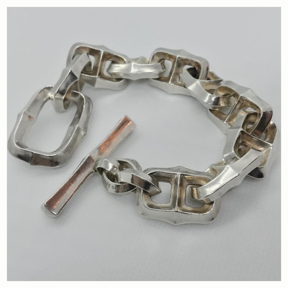 ❝希少❞ エルメス シェーヌダンクル マキシ ブレスレット シルバー