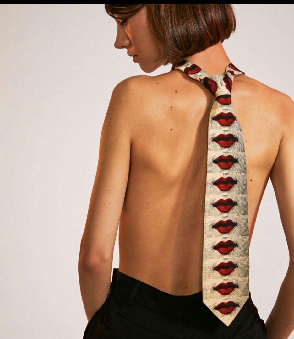 フォルナセッティ ネクタイ リップ 唇 fornasetti - メルカリ