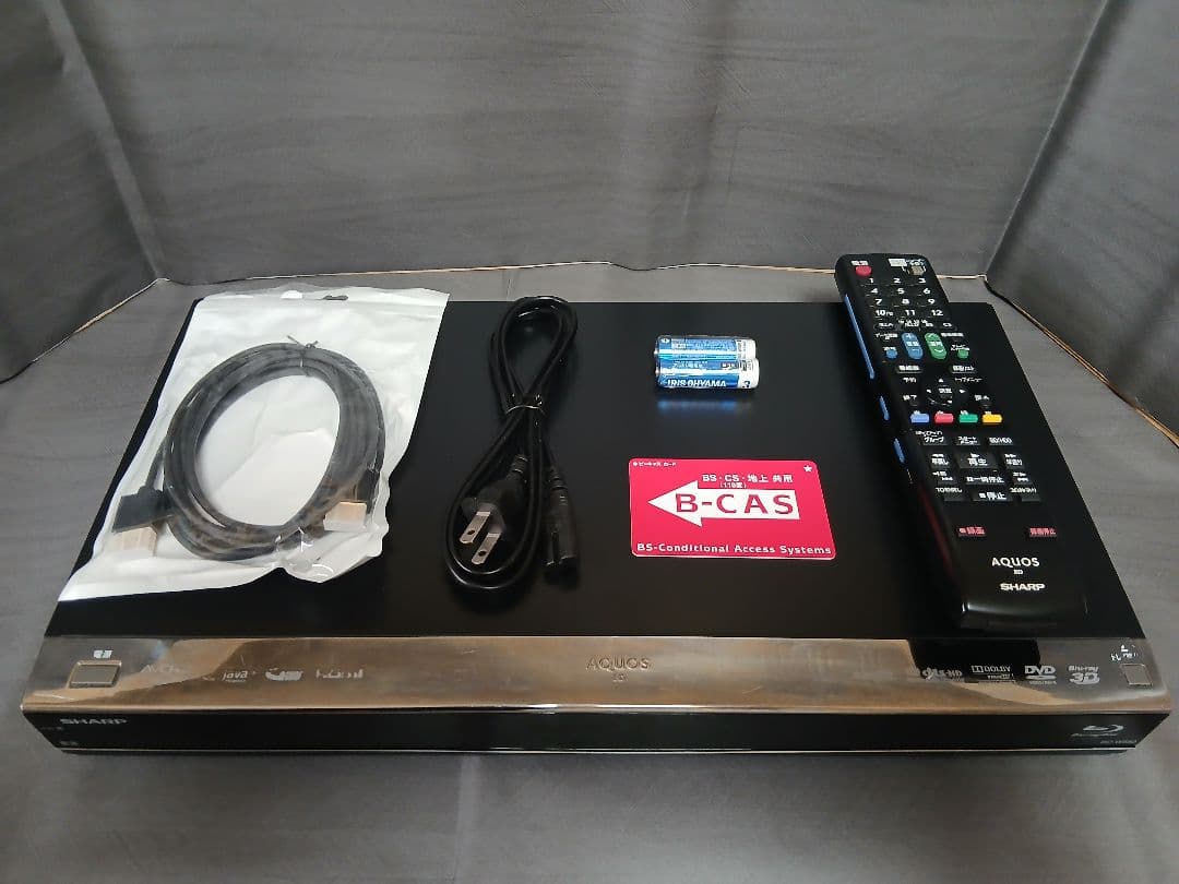 500GB シャープ AQUOS BDレコーダー☆BD-W550☆リモコン付 4 - メルカリ