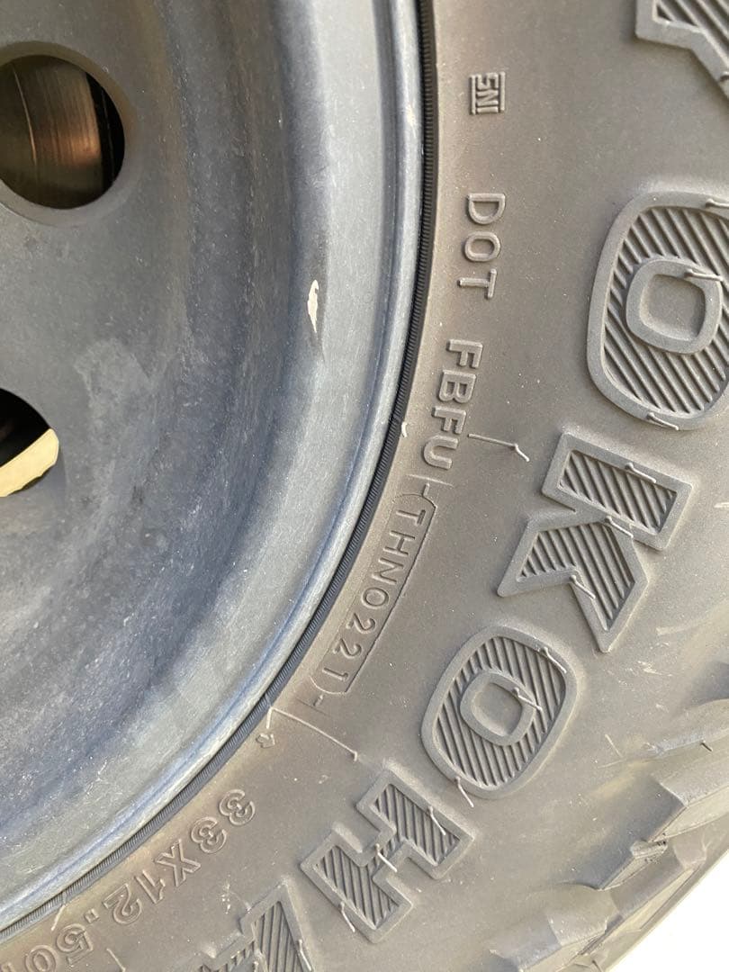 バリ山‼️ヨコハマ ジオランダー MT 33×12.50R15LT ホイールセット