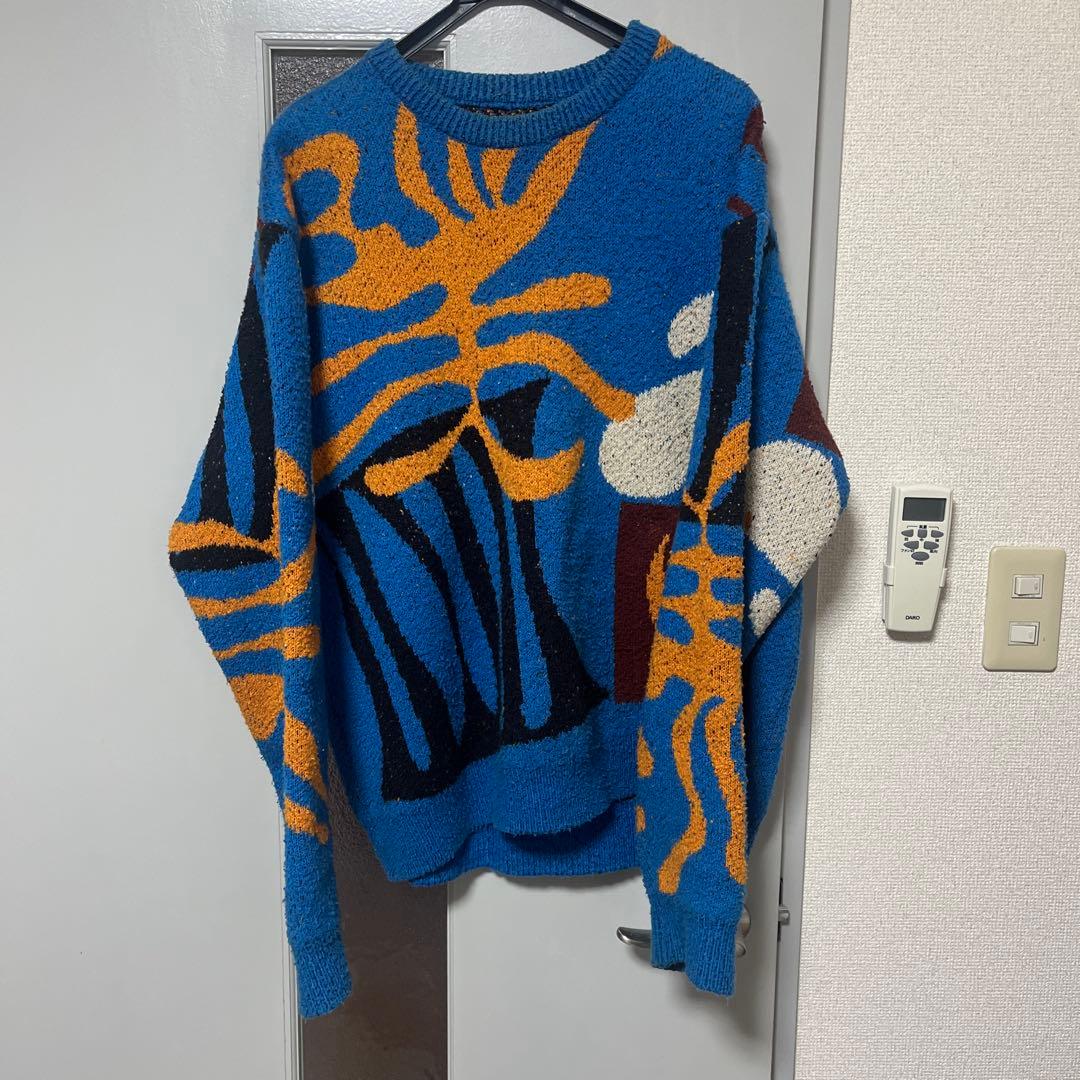 khoki intarsia knit jumper - メルカリ