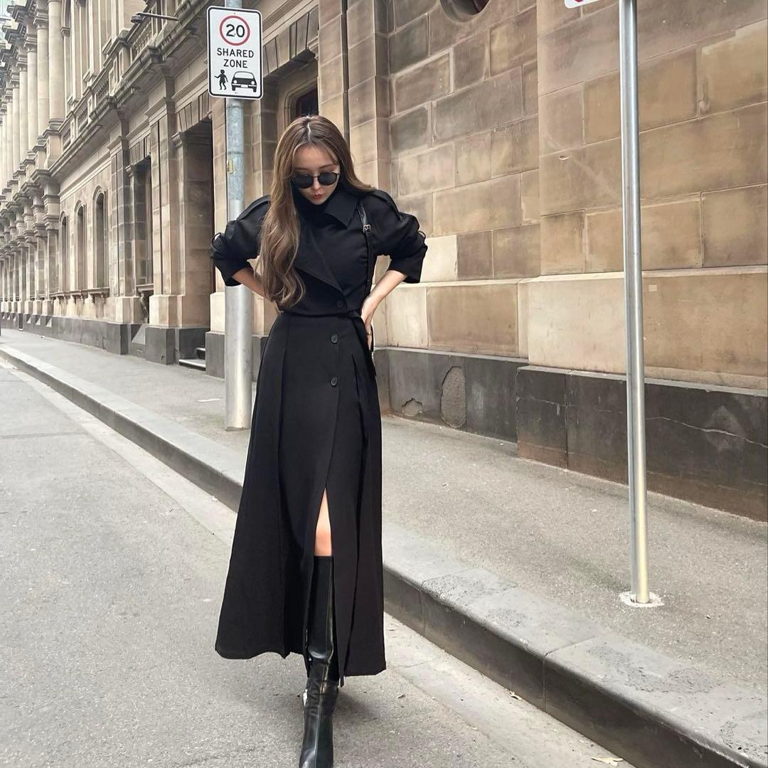 S*I様 【最安値】mavimoon トレンチジャケット ロングスカート セット