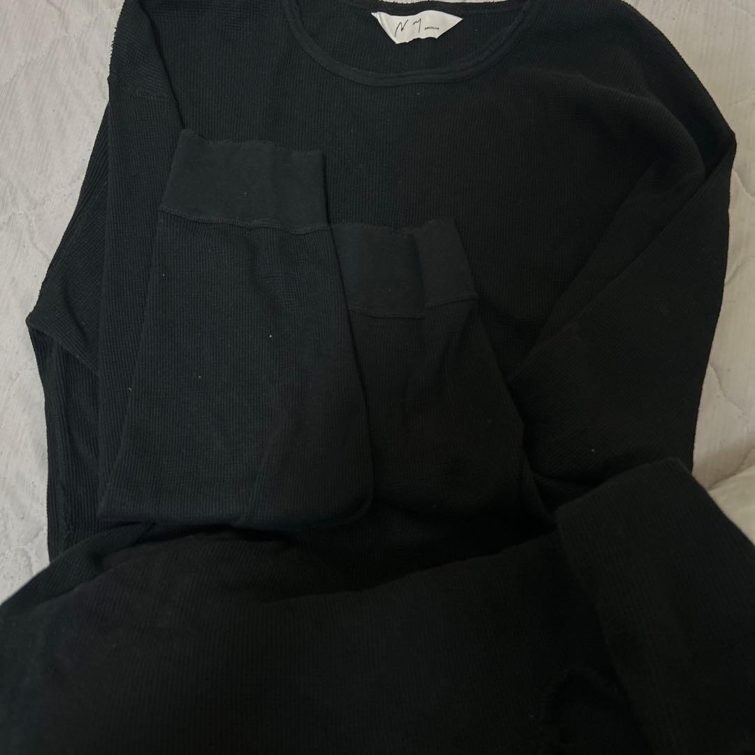 ANCELLM アンセルム ガーデン トップス カットソー Tシャツ 黒 1