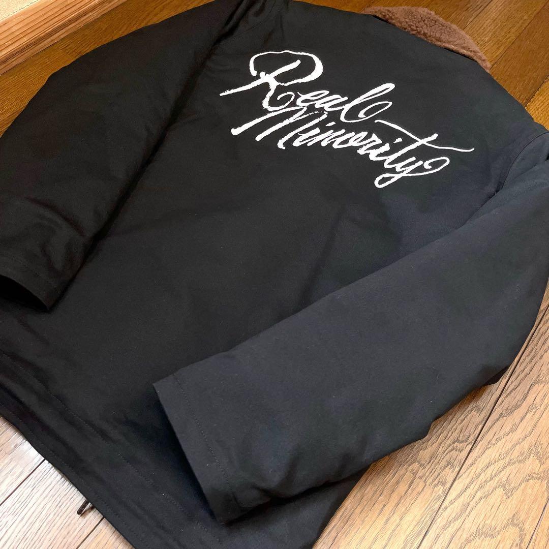 未使用】REAL MINORITY N-1ボアデッキジャケット L ブラック - メルカリ