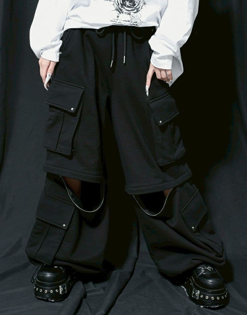 REFLEM 福袋 セパレートワイドスウェットカーゴパンツ 最安値 - メルカリ