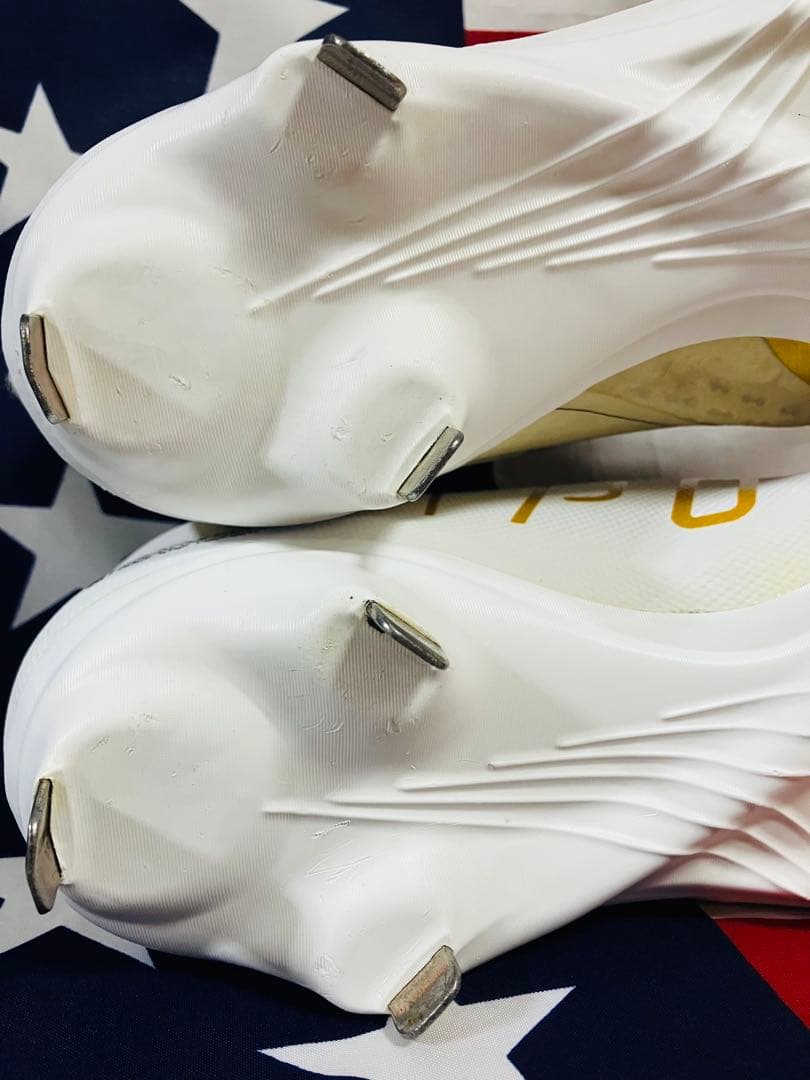 【日本未発売】NIKE ナイキ　野球 スパイク ホワイト　ゴールド 26.5cm