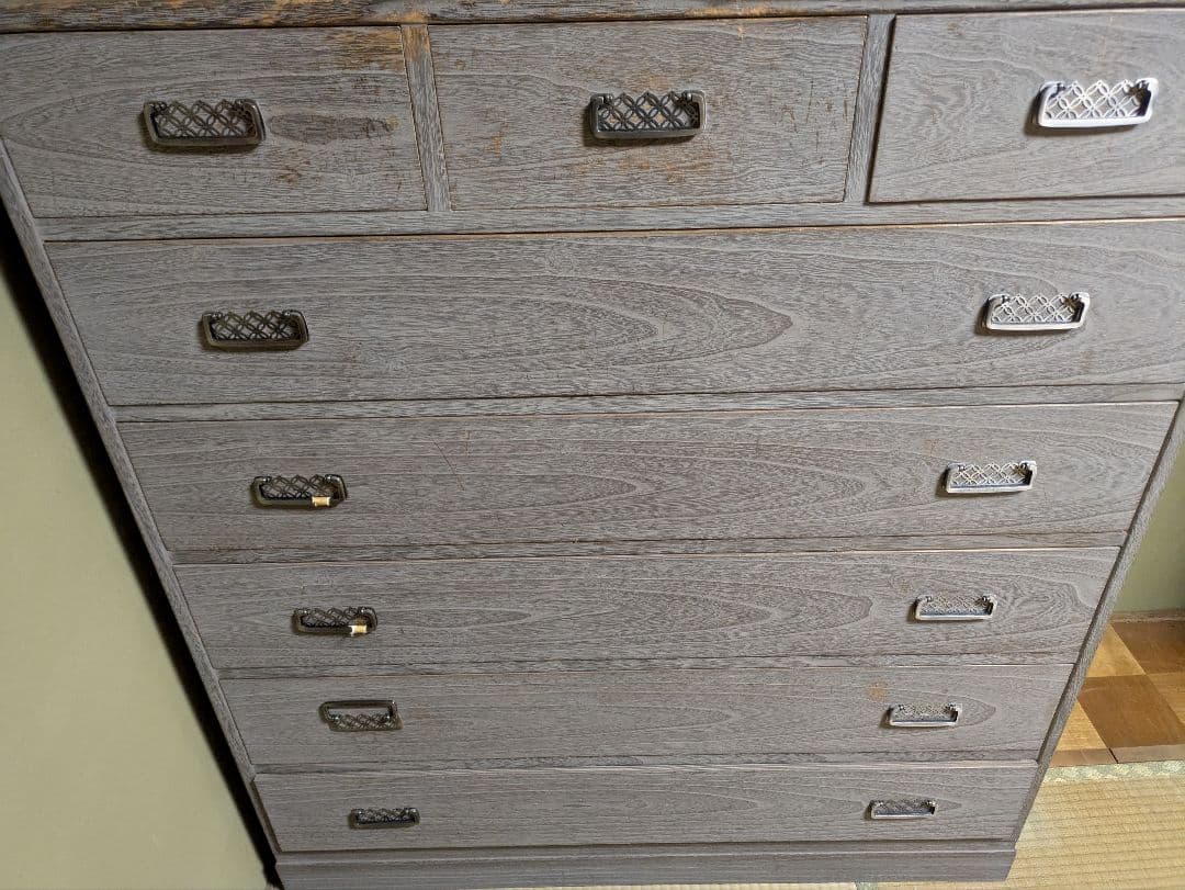 まなちゃんさん専用】【加茂桐たんす（7段）】伝統工芸士 柏 政衛 作