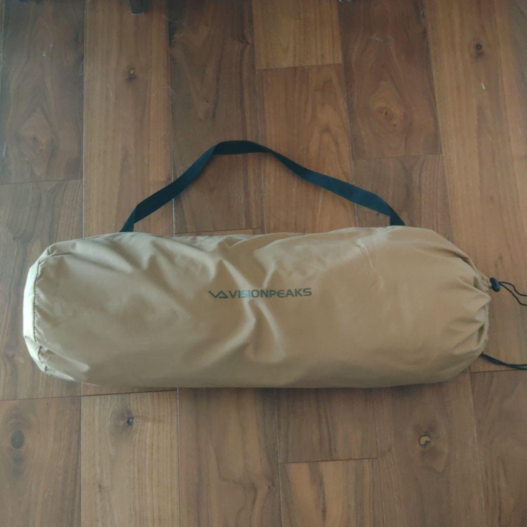 VISIONPEAKS TCルーテント ベージュ ロゴプリントなしのビジョンピークス「TCルーテント」〜デイキャンプで
