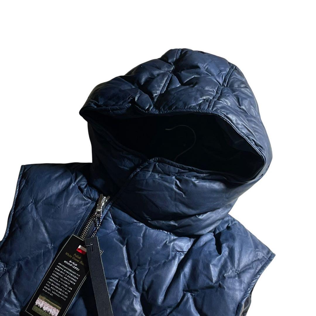 極美品】バックラッシュ カンガルーレザー ダウンベスト ポーランド