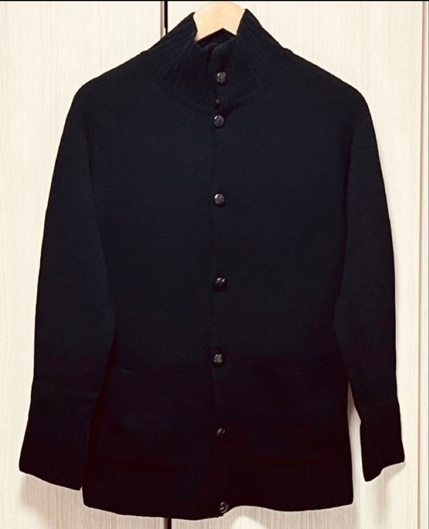 【美品】ジョン・スメドレー　ニットカーディガン　サイズS ブラック JOHN SMEDLEY｜ジョンスメドレー日本公式
