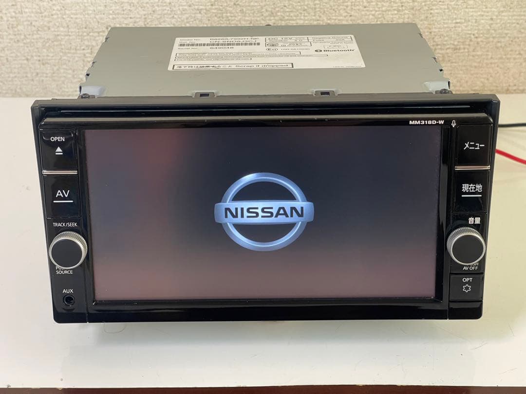 NISSAN 日産 純正ナビ MM318D-W 地図データ2018年 - メルカリ
