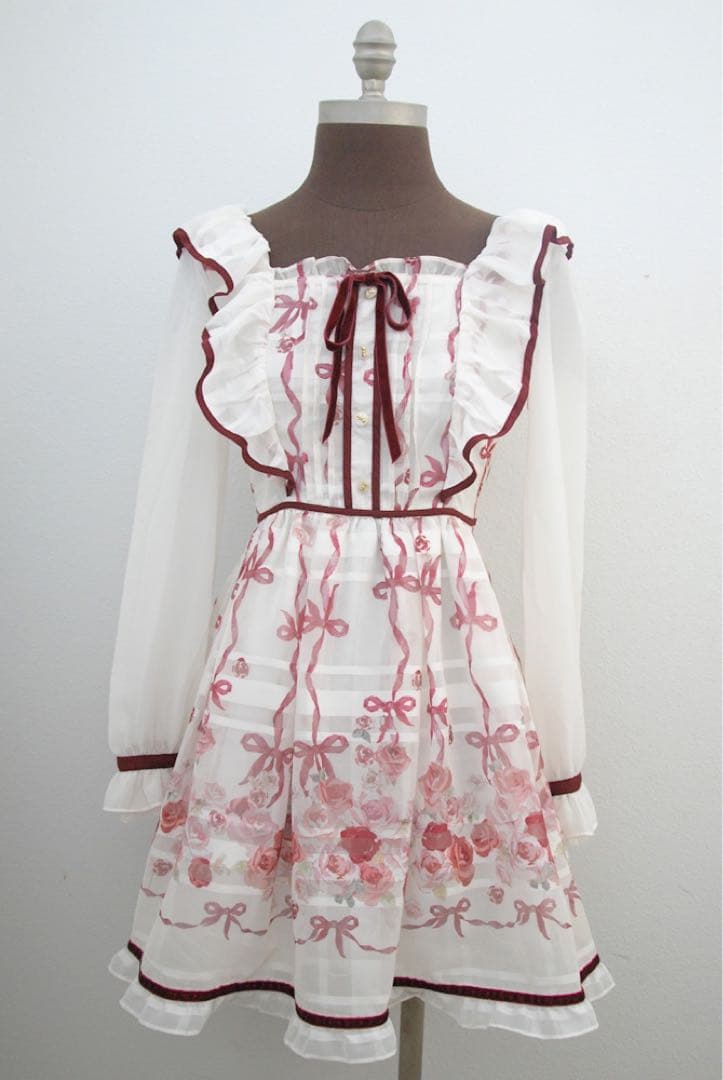 LIZ LISA イングリッシュローズ柄ワンピース - メルカリ