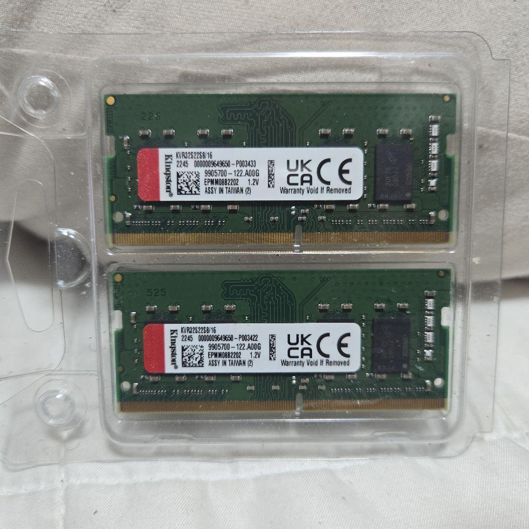 さ*催様 Kingston 16GB DDR4-3200 SODIMM【2枚セッ Amazon.com: Kingston ValueRAM 16GB 3200MT/s DDR4 Non-ECC CL22