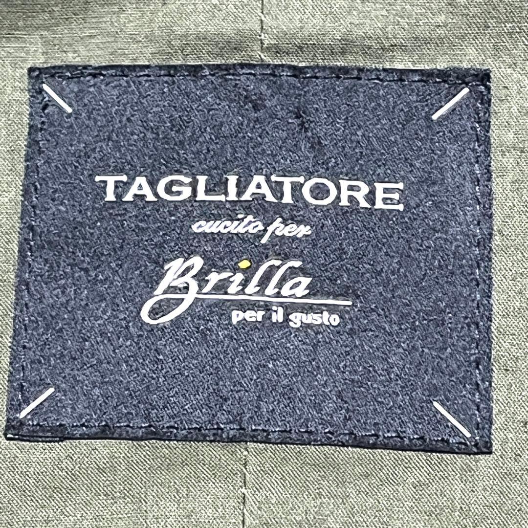 ☆TAGLIATORE BRILLA別注☆ウールチェックジレ ベスト☆46R☆ Brilla