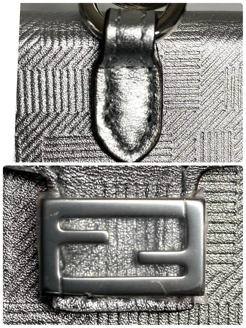 美品 フェンディ ナノバゲット チャーム キーホルダー キーリング