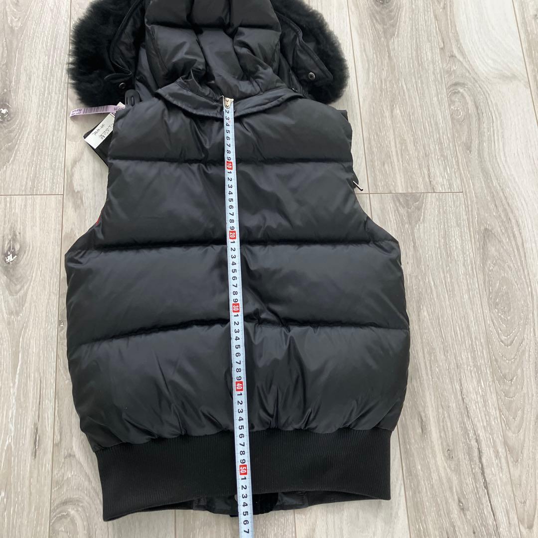 クリーニング済み2回着COACHダウンベスト【XS】検黒´