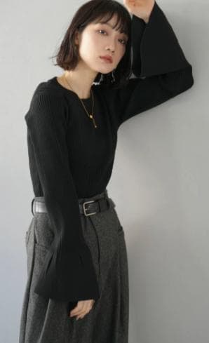 極美☆MUSE de Deuxieme Classe ベルスリーブ シルクニット - メルカリ